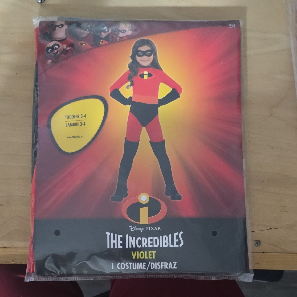 The Incredibles Violet Kids Costume - Red & Black